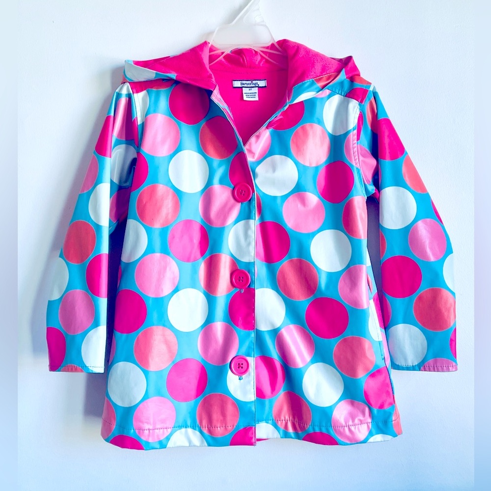 3T Hartstrings Raincoat- Colorful Dots